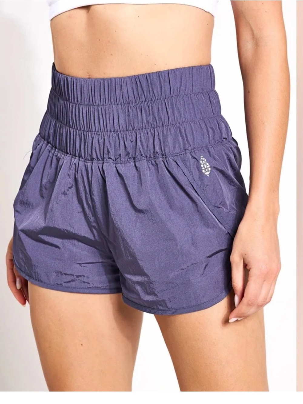 Free People Movement The Way Home Shorts Purple Size Large